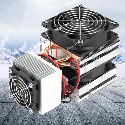 مبرد حراري كهربائي DC12V 20A 180W، جهاز تبريد تبريد أشباه الموصلات، ثلاجة صغيرة تستخدم لصنع ثلاجة صغيرة، مكيف هواء صغير in Kuwait