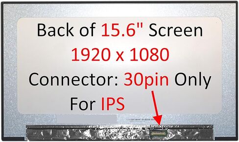 FULLCOM New 15.6 inch Screen Compatible with INSPIRON 5584 fit NV156FHM-N4H NV156FHM-N4L NV156FHM-N4M LP156WFC-SPU1 LP156WFC(SP)(M2) LP156WFC(SP)(U2) Laptop Replacement Screen in Saudi Arabia