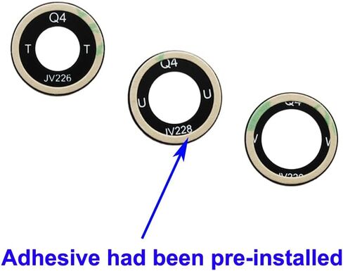 يويوند 3 قطع من عدسات الكاميرا الخلفية الاصلية من او اي ام لموبايل سامسونج جالاكسي Z فولد 4 مع لاصق مثبت مسبقا مع دليل التركيب ومجموعة ادوات in Kuwait