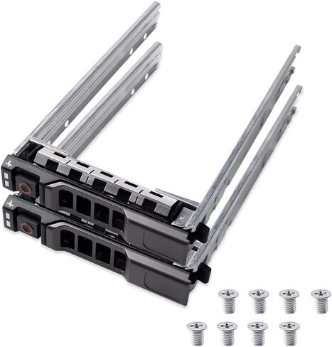 2.5" inch G176J 0G176J G281D KG7NR SAS SATA Hard Drive HDD Tray Caddy Compatible for Dell PowerEdge T440 T640 R330 R430 T430 R630 T630 R730 R830 R930 R320 R420 Server and More - Hot-Swap Tray (4-PACK) in Kuwait