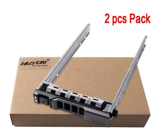 2.5" inch G176J 0G176J G281D KG7NR SAS SATA Hard Drive HDD Tray Caddy Compatible for Dell PowerEdge T440 T640 R330 R430 T430 R630 T630 R730 R830 R930 R320 R420 Server and More - Hot-Swap Tray (4-PACK) in Kuwait