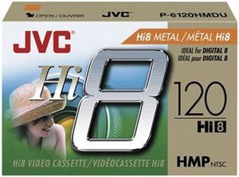 JVC P6120HMDU 120-Minute Hi8 Metal Particle Video Tape (Single) in Saudi Arabia