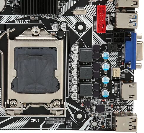لوحة أم للكمبيوتر B75 MS LGA 1155، لوحة أم للألعاب، تدعم ذاكرة DDR3 NVME M.2 WiFi M.2 USB3.0 SATA3.0 اللوحة الأم in Saudi Arabia