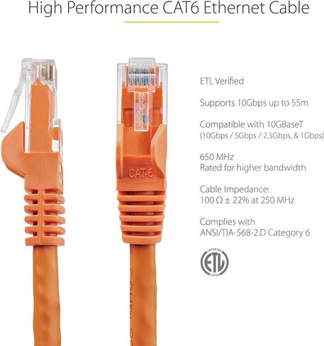 كابل إيثرنت StarTech.com بطول 4 أقدام CAT6 - سلك إيثرنت أسود CAT 6 جيجابت - 650 ميجا هرتز 100 وات PoE RJ45 UTP شبكة / سلك تصحيح بدون مشبك مع اختبار تخفيف الضغط / الأسلاك معتمدة من UL / TIA (N6PATCH4BK) in Kuwait