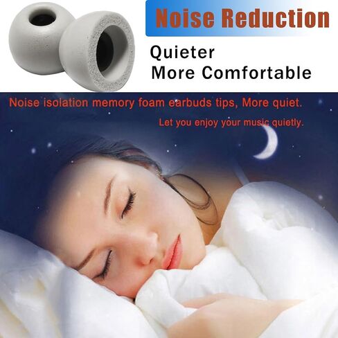 أطراف أذن من الإسفنج الذكي من Luckvan لسماعات Galaxy Buds FE/Galaxy Buds 2/Galaxy Buds+أطراف أذن تناسب سماعات أذن Samsung Galaxy تناسب علبة الشحن باللون الأرجواني، 3 أزواج LMS in Kuwait