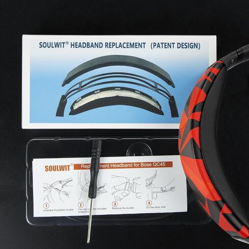 SOULWIT Headband for Bose (QC45/QC SE/QC Wireless) - Black in Saudi Arabia