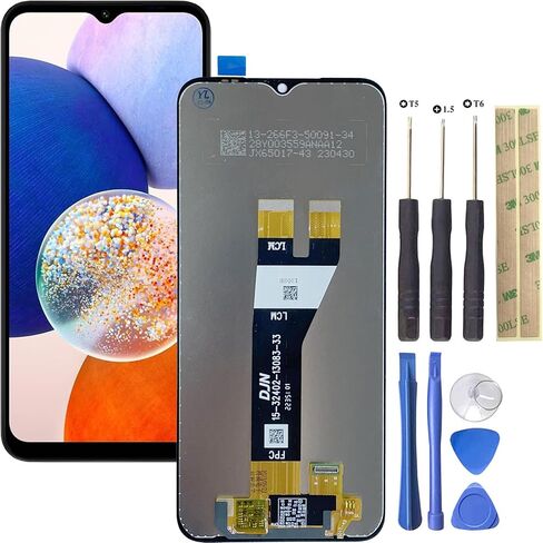 HQB-STAR for Samsung Galaxy A14 5G A146U Screen Replacement LCD Display Touch Screen for Samsung Galaxy A14 5G A146U Digitizer Assembly Parts with Tools (No Frame) in Kuwait