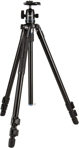 SLIK PRO AL-523 Heavy Duty Video Tripod Legs w/Rapid Flip Mechanisim 58" Tall (613-366) - Folds Down to 21.3", Weighs 2.9lbs, Supports 33lbs in Kuwait