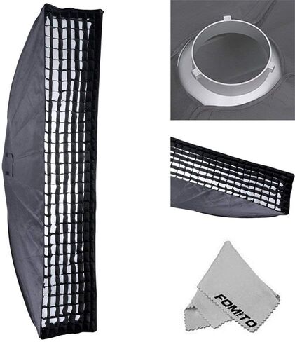 FOMITO 47.2"/120cm Octagonal Softbox, Quick Release Bowens Mount Softbox with Honeycomb Grid, Light Diffusers, Bag for Godox SL-60W SL60IID SL150R SL300R in Saudi Arabia