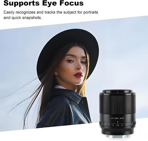 VILTROX 25mm F1.7 Air FE Pocket Dispo Lens AF F/1.7 E-Mount Portable Shot for Sony Beginner's Lens Auto Fcous APS-C Large Aperture Prime FE Lenses in Kuwait