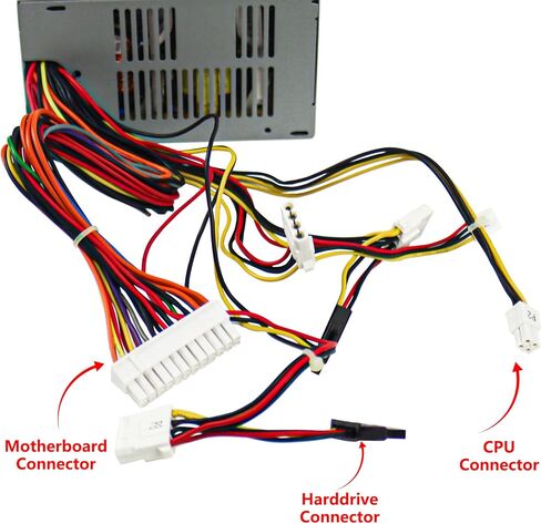 Upgraded 300W P3017F3P LF J036N XW600 Power Supply Compatible with Dell Vostro, Studio, Precision, Series Mini Towers Systems, PS-5301-08, D300R002L, PS-6301-6, DPS-300AB-24 Power Supply Replacement in Kuwait