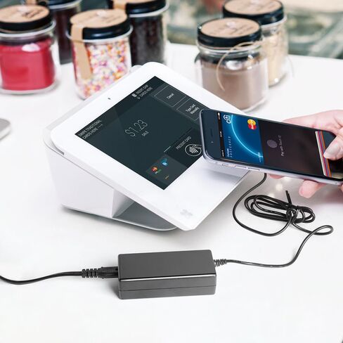 محول طاقة TAIFU 12 فولت لقارئ بطاقات الائتمان Clover Mini C300 C400 من سلسلة WiFi، مزود الطاقة Flex C401U Cradle K400 Starter Kit K400U Base PWR-YJ3PWR-PK FSP040-RHBN2 سلك طاقة صغير من Clover in Saudi Arabia