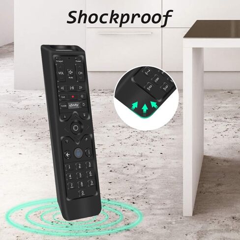 Remote Case Covers Holder for Xfinity Remote Control,Silicone Protective Case Skin for XFinity Comcast XR15 Voice Control Remote,[Thicken Layer] Shock-Absorption Bumper Remote Back Covers-Glowgreen in Saudi Arabia