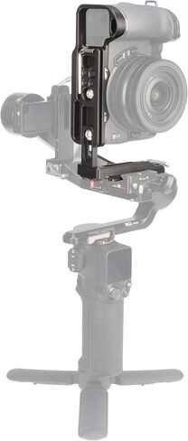 Hersmay أفقي عمودي L لوحة قوس لملحقات كاميرا Nikon Z30 سريعة الإصدار Arca Swiss مع برغي 1/4 لـ DJI Ronin RS2 RS3 RSC PRO Gimbal Stabilizer Plate in Saudi Arabia