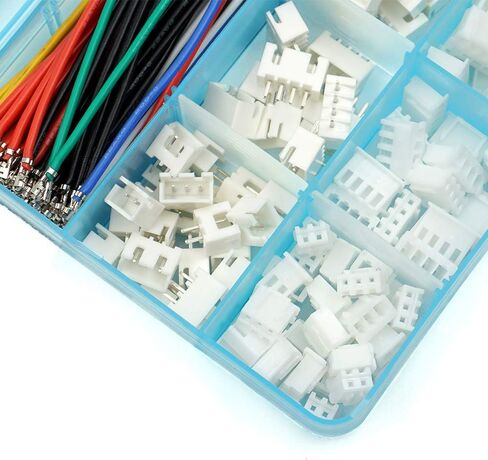 XH 2.54mm Connector Kit With pre-crimped cable wire 2/3/4/5/6/7/8/9/10 Pin Housing JST Adapter Cable Compatible with JST-XH Connector in Saudi Arabia