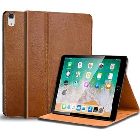 Gexmil Case for iPad Air 10.9 Inch,Genuine Leather Cover 5th/4th Generation(2022/2020) Anti Fingerprint/Slip,Cowhide Folio Cover Auto Sleep/Wake with Adjustable Stand,Butterfly Pattern