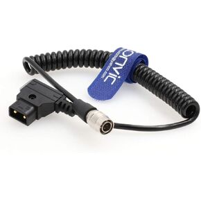 Hirose 4Pin Male to Anton Bauer D-Tap for Zoom F8 Sound Devices 633/644/688 (Straight Cable) in Kuwait