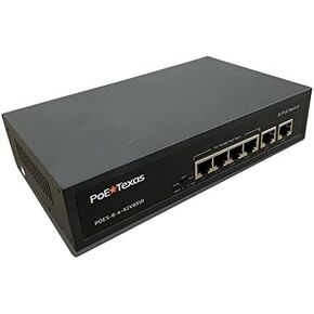 PoE Texas 8 Port PoE Switch - 802.3af/at Power Over Ethernet with 8 PoE+ Ports, 2 LAN Uplink, VLAN & Extender - 120W High Speed Unmanaged Wired Network Switch - Security Camera, Video & More in Kuwait