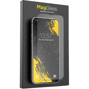 magglass Bluelight Screen Protector, Compatible with iPhone 15 (2023) Blue Light Blocking Tempered Glass, Easy Bubble-free Applicator Included (9H) in Kuwait