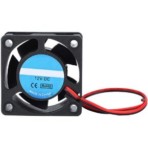 Bewinner 1.5x1.5x0.7 بوصة DC 12V 0.15A 4020 مروحة تبريد صغيرة، مروحة بلاستيكية 5 شفرات صغيرة الضوضاء / حجم هواء كبير / مروحة تبريد طويلة العمر مع حامل الأكمام in Kuwait