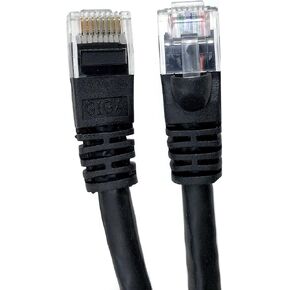 Inc. 1 feet Cat 6 Molded UTP Snagless RJ45 Networking Patch Cable - 25 Pack -Black ( E08-001B-25 )