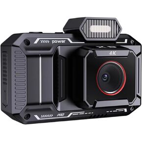 Digital Camera, 4K 48MP HD Autofocus Anti-Shake Vlogging Camera with 32G SD Card, 18X Digital Zoom, Point and Shoot Digital Camera Gift for Teens Beginners Student(Black in Kuwait