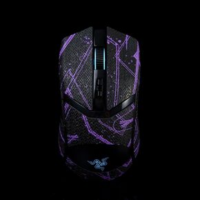 BTL Mouse Grip Tape Sticker for Razer Cobra PRO Non Slip Suck Sweat Pre Cut Easy Instand Full Coverage EVA White