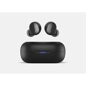 الحالة سماعات اذن لاسلكية بخاصية الغاء الضوضاء الحقيقية مع علبة شحن - سرية وصغيرة للغاية - بطارية تدوم 8 + 18 ساعة - بلوتوث - مقاومة للماء بتصنيف IPX-5 لمقاومة المياه والغبار in Kuwait