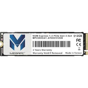 MegaPC PCIe SSD 1TB NVMe M.2 2280 Internal Solid State Hard Drive, Interface PCIe Gen 4.0 x4, Speed Up to 7000 mb/s, Storage and Memory Expansion for Gaming Computer PC Desktop Laptop AIO in Kuwait