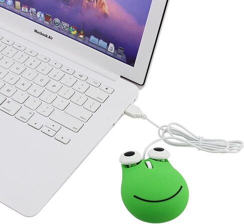 Wireless Mouse 2.4GHz Lovely Cartoon Bear Shape USB Mouse Portable Cordless Mouse with USB Receiver, Kids Small Optical Mouse Computer Mouse for Laptop Computer in Kuwait