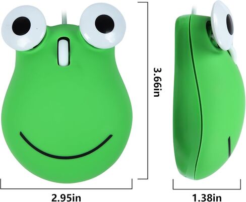 Wireless Mouse 2.4GHz Lovely Cartoon Bear Shape USB Mouse Portable Cordless Mouse with USB Receiver, Kids Small Optical Mouse Computer Mouse for Laptop Computer in Kuwait