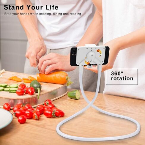 Cell Phone Holder, Universal Mobile Phone Stand, Lazy Bracket, DIY Flexible Mount Stand with Multiple Function (Black) in Kuwait