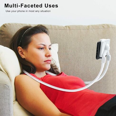 Cell Phone Holder, Universal Mobile Phone Stand, Lazy Bracket, DIY Flexible Mount Stand with Multiple Function (Black) in Kuwait