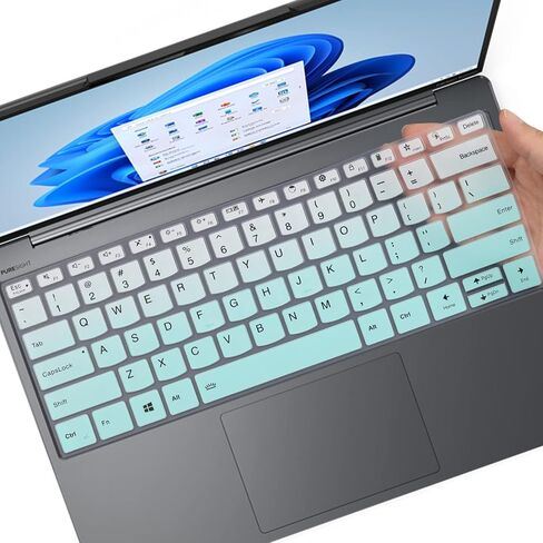 غطاء لوحة مفاتيح مقاس 13.3 بوصة 2023 2022 Lenovo Yoga Slim 7 Carbon/Yoga Slim 7i Carbon 13.3 بوصة، Yoga Slim 7 Carbon 13IRP8 13IAP7 /ThinkBook 13x Gen 2 13.3 بوصة (غير مناسب لـ 2021 2020 Yoga Slim 7 Carbon) in Kuwait