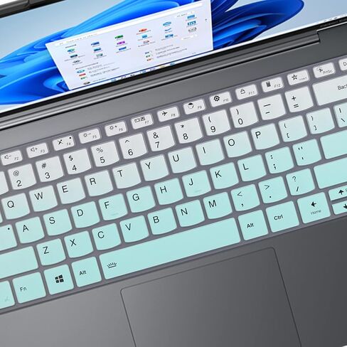 غطاء لوحة مفاتيح مقاس 13.3 بوصة 2023 2022 Lenovo Yoga Slim 7 Carbon/Yoga Slim 7i Carbon 13.3 بوصة، Yoga Slim 7 Carbon 13IRP8 13IAP7 /ThinkBook 13x Gen 2 13.3 بوصة (غير مناسب لـ 2021 2020 Yoga Slim 7 Carbon) in Kuwait