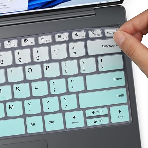 غطاء لوحة مفاتيح مقاس 13.3 بوصة 2023 2022 Lenovo Yoga Slim 7 Carbon/Yoga Slim 7i Carbon 13.3 بوصة، Yoga Slim 7 Carbon 13IRP8 13IAP7 /ThinkBook 13x Gen 2 13.3 بوصة (غير مناسب لـ 2021 2020 Yoga Slim 7 Carbon) in Kuwait