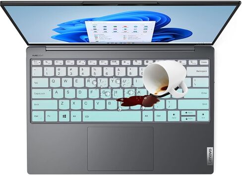 غطاء لوحة مفاتيح مقاس 13.3 بوصة 2023 2022 Lenovo Yoga Slim 7 Carbon/Yoga Slim 7i Carbon 13.3 بوصة، Yoga Slim 7 Carbon 13IRP8 13IAP7 /ThinkBook 13x Gen 2 13.3 بوصة (غير مناسب لـ 2021 2020 Yoga Slim 7 Carbon) in Kuwait