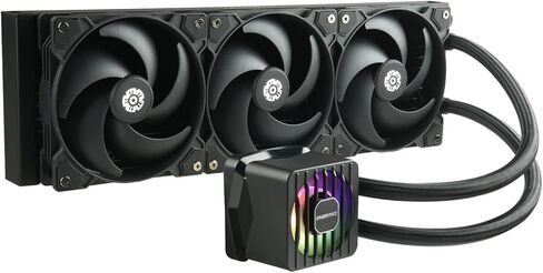 مبرد سائل وحدة المعالجة المركزية ENERMAX LIQMAXFLO SR 240 مم A-RGB AIO - مضخة عالية الأداء تصل إلى 3000 دورة في الدقيقة، مروحة VRM 60 مم، مروحة صامتة محسّنة للضغط 120 مم FDB PWM، Intel LGA1700/AMD AM5 جاهزة in Kuwait