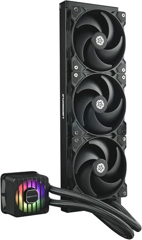 مبرد سائل وحدة المعالجة المركزية ENERMAX LIQMAXFLO SR 240 مم A-RGB AIO - مضخة عالية الأداء تصل إلى 3000 دورة في الدقيقة، مروحة VRM 60 مم، مروحة صامتة محسّنة للضغط 120 مم FDB PWM، Intel LGA1700/AMD AM5 جاهزة in Kuwait
