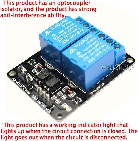 وحدة تتابع القناتين 5 فولت من راسبي لجهاز ARM PIC AVR DSP DC 5V مع لوحة توسيع أوبتوبلر منخفضة المستوى in Kuwait