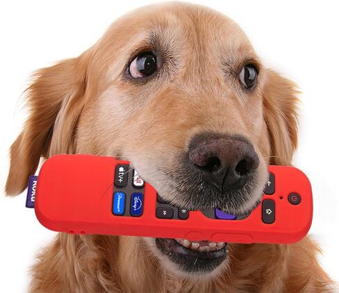 غطاء سيليكون لجهاز التحكم عن بعد للتلفزيون Roku Voice RCAL7R/Roku Express/Roku Streaming Stick TV حافظة حماية عن بعد من السيليكون لجهاز Roku TV عن بعد مع حبل (أرجواني) in Kuwait