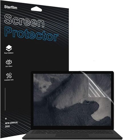واقي شاشة Starfilm للكمبيوتر المحمول Surface 4 بشاشة تعمل باللمس مقاس 13.5 بوصة مضاد للوهج ومضاد للتلطخ قطعتان واقي شاشة غير لامع (13.5 بوصة مضاد للتوهج) in Kuwait