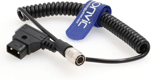 Hirose 4Pin Male to Anton Bauer D-Tap for Zoom F8 Sound Devices 633/644/688 (Straight Cable) in Kuwait