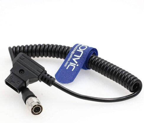 Hirose 4Pin Male to Anton Bauer D-Tap for Zoom F8 Sound Devices 633/644/688 (Straight Cable) in Kuwait