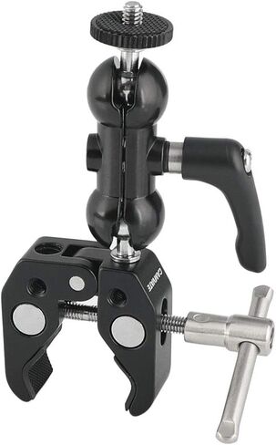 CAMVATE Ball Head Mount with Super Crab for Camcorder Support Accessories - 2558 in Saudi Arabia