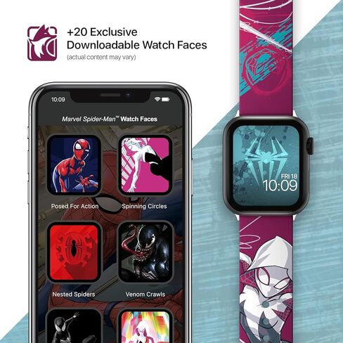 MARVEL – Smartwatch Band - Officially Licensed, Compatible with Every Size & Series of Apple Watch (watch not included) in Kuwait