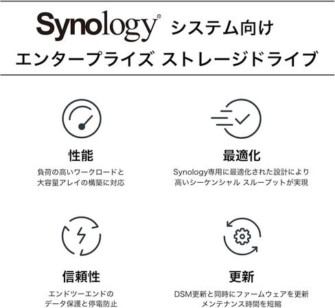محرك الأقراص الصلبة Synology HAT5300 HAT5310-8T سعة 8 تيرابايت - داخلي 3.5 بوصة - SATA (SATA/600) in Kuwait
