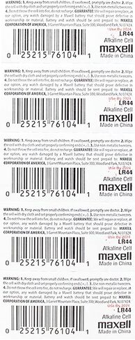 Maxell LR44 (A76) Batteries, 40 Count in Saudi Arabia