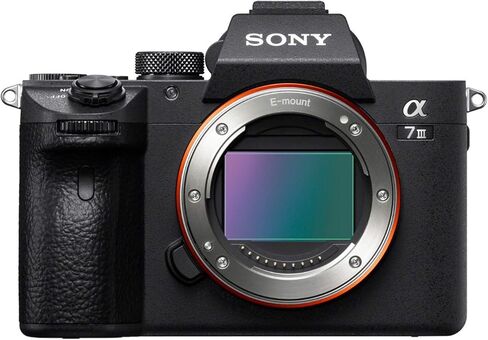Sony Alpha a7 III Mirrorless Digital Camera Bundle with 28-70mm OSS Lens and FE 50mm f/1.8 Lens, Photo Software Suite, 64GB SD Memory Card, Rechargeable Battery (2-Pack) and Charger, and Bag (6 Items) in Saudi Arabia