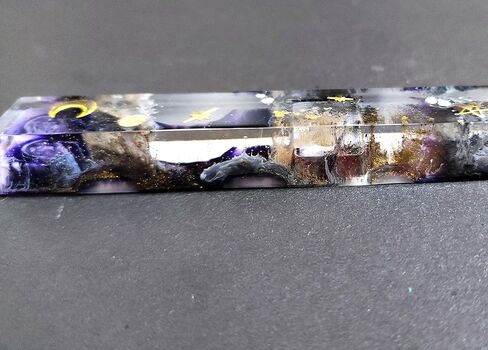 Custom Artisan Purple Galaxy Spacebar Keycap 6.25U (OEM) for RGB Cherry MX Gaming Mechanical Keyboards in Saudi Arabia